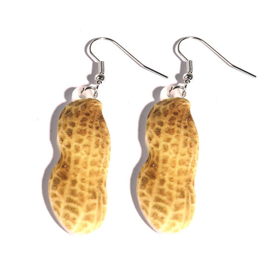 Peanut Drop Earrings Women Creativity Jewelry Cute Earring Girls Gift