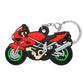 21 Styles PVC Vehicle Series Keychain Cute Keyring Car Key Accessories Gadget