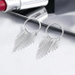 Layered Metal Tassel Dangle Earrings Women Girl Fashion Trendy Jewelry