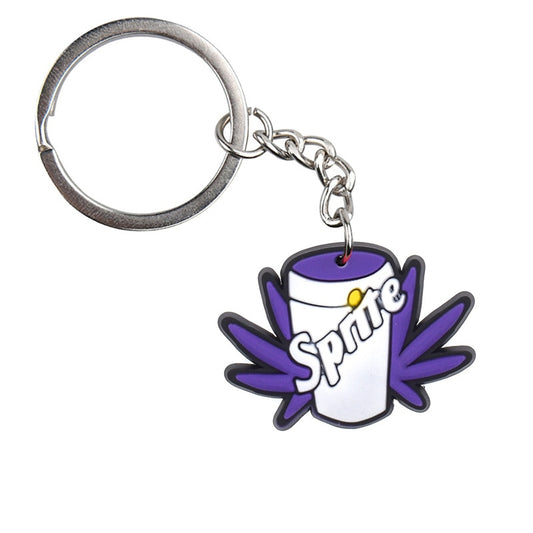 Soda Cup Keychain Cartoon Creative Gift Key Holder Keyring Anime Souvenir