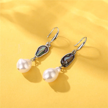 Baroque Pearl Dangle Earrings Charms Jewelry Fashion Creative Earrings For Women