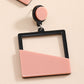 5 Styles Colorful Geometric Acrylic Resin Lady Cute Dangle Earrings for Women
