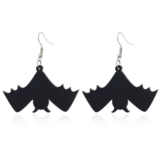 Acrylic Bat Drop Earrings Women Travel Fashion Cartoon Earrings Creative Jewelry