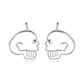 Abstract Face Skull Drop Earrings Women Travel Fashion Cartoon Earrings Creative