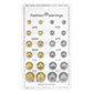 21 Styles 12-20 Pairs Set Butterfly Star Heart Rose Flower Stud Earrings Women