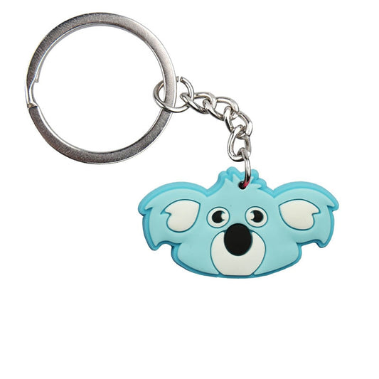 Blue Koala Cute Animals Cartoon Keychain Lovely Shape Key Holder fit women men