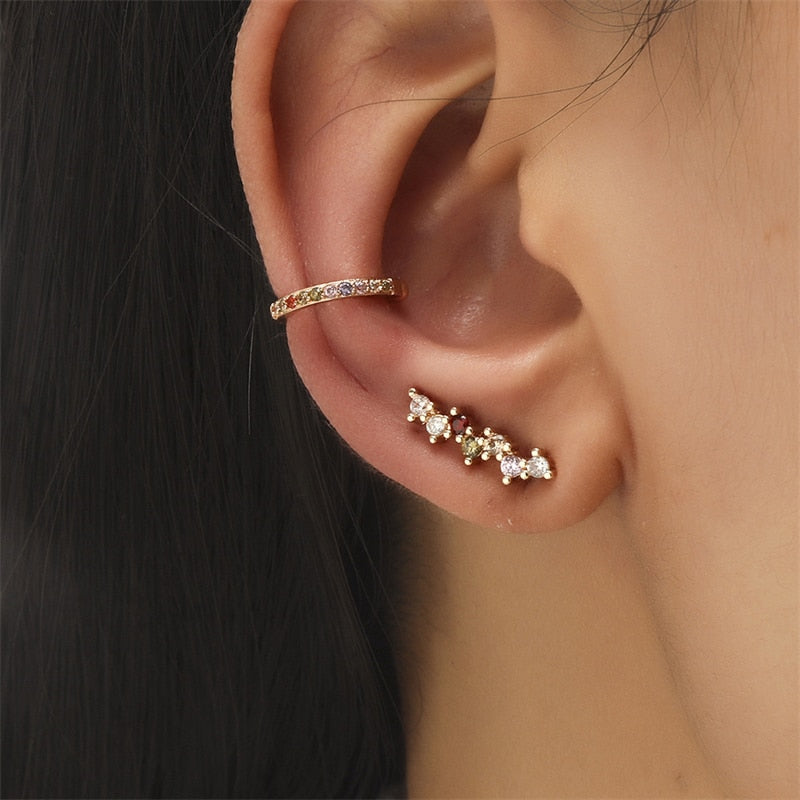 1Pc Delicate Bohemian Ear Stud Earrings Women Girl Trendy Earrings Jewelry