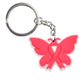 20 Styles Cartoon Breast Cancer Salon PVC Keychain Pink Ribbon Keyring Keychain
