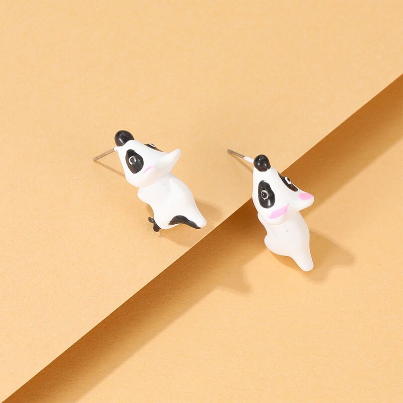 6 Styles Animal Cartoon Cute Ear Studs Female Jewelry Fun Gift Accessories