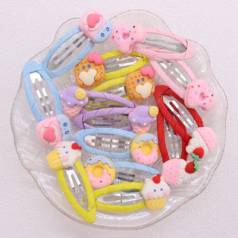 2Pcs/Set Cute Rabbit Ice Cream Cake Candy Carrots Hair Accessories Baby Headband