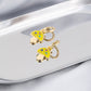 Yellow Mushroom Drop Earrings Cartoon Art Women Party Jewelry Ear Fashion