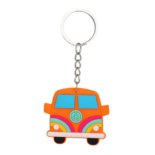 Travel Bus Autobus Keychain Party Gift Cute Keyring Cartoon DIY Jewelry Souvenir