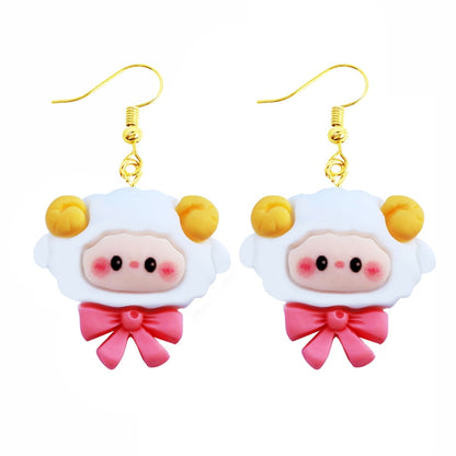 Cute Cartoon Lamb Drop Earrings Women Gifts Earring Cute Girls Eardrop Jewelry