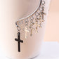 1Pc Moon Face Stud Earring with Ear Cuff Trendy Women Fashion Earrings Jewelry