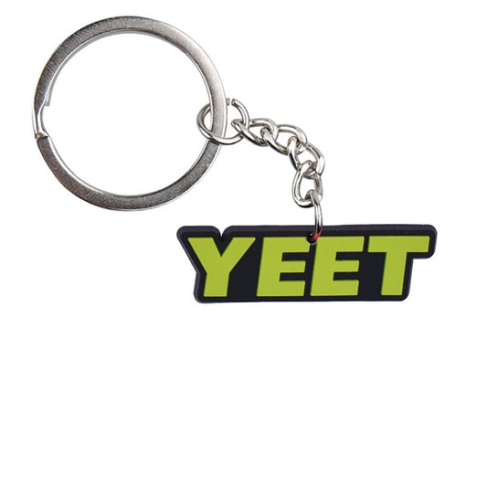 YEET Keychain Car Keyring Cartoon Creative Pendant Souvenir Gift