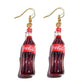 39 Styles Funny Design Bottles Dangle Drop Earrings Women Fashion Creative Art