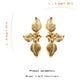 Textured Leaves Stud Earrings Women Gifts Earring Cute Girls Eardrop Jewelry