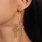 Hollow Silver-colored Cross Drop Earrings Women Creativity Jewelry Cute Earring