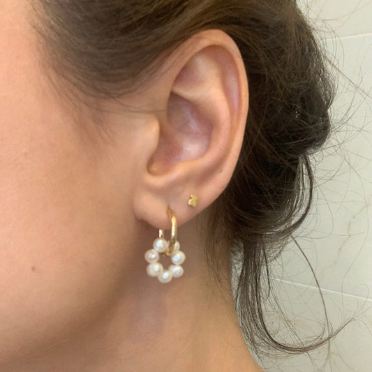 Pearl Design Earrings Women Party Bohemian Jewelry Dangle Gifts Earrings