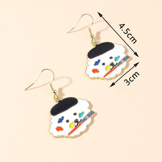 Sheep Cloud Drop Earrings Women Creativity Jewelry Cute Earring Girls Gift