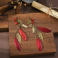 54 Styles Bohemian Long Feathers Tassel Dangle Earrings for Fashion Stylish