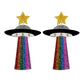 23 Styles Acrylic Astronaut Star Lightning Cat Spaceship Drop Earrings Women