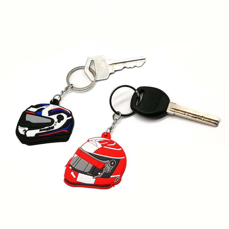 21 Styles PVC Vehicle Series Keychain Cute Keyring Car Key Accessories Gadget