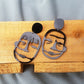 50 Styles Moon Rose Heart Drop Earrings Female Travel Cartoon Earrings Creative