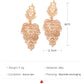 Hollow Out Geometric Pattern Lady Cute Dangle Earrings for Women Jewelry Girls