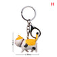 9 Colors Cute Cartoon Cat Pendant Keychain Fashion Bag Charms Ornament for Men