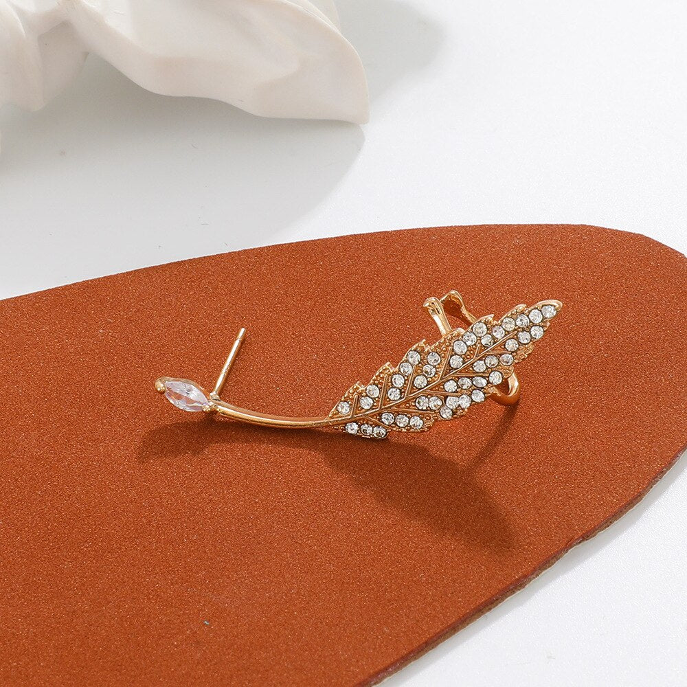 Feather Earring Studs Ear Ornaments Gift Earrings Jewelry Accessories