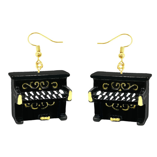 Creative Funny Design Piano Drop Earrings Women Creativity Jewelry Cute Earring