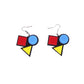 Geometric Figure Drop Earrings Hip Hop Women Party Gift Jewelry Ear Fashion