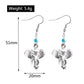 Elephant Design Turquoise Detail Dangle Earrings Women Gifts Earring Cute Girls