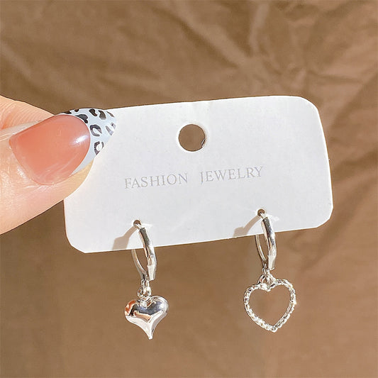 22 Styles Heart Pearl Flower Stud Earring Fashion Women Girls Vintage Cute