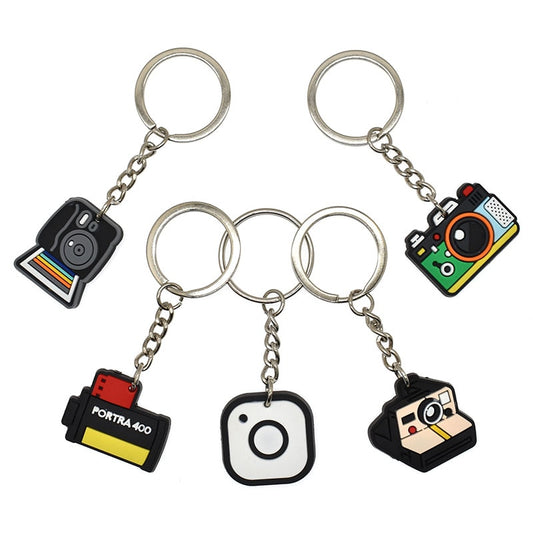 9 Styles Camera Pendant Lens Photographer Enthusiast Keychain Party Gift Cute