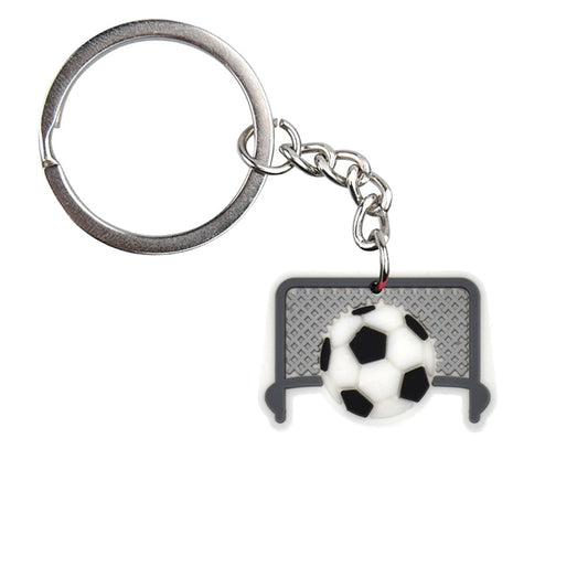 Soccer Gate Keychain Party Gift Cute Keyring Cartoon DIY Jewelry Souvenir