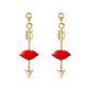 Animal Bat Insects Spider Figure Pendant Dangle Earrings for Girls Women