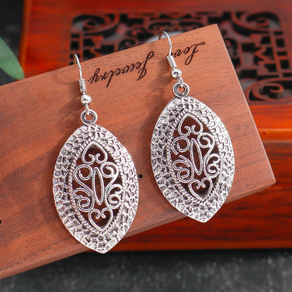 Hollow Geometric Shape Dangle Earrings Women Gifts Earring Cute Girls Eardrop