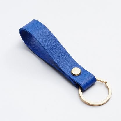 Royal Blue Finger Strap Keychain Cute Key Holder Cartoon Keyring Fashion Charm