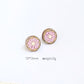 Donut Wooden Stud Earrings Trendy Women Fashion Earrings Jewelry Gift