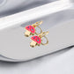 Hot Pink Mushroom Drop Earrings Cartoon Art Women Party Jewelry Ear Fashion