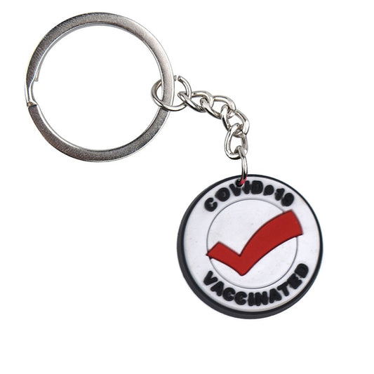 Vaccinated Keyring Gift for Nurse Doctor Medical Personnel Cute Cartoon Style