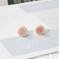8 Styles Stainless Steel Ceramics Lemon Summer Loop Ear Post Stud Earrings
