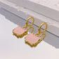 Pink Kitty Drop Earrings Women Creativity Jewelry Cute Earring Girls Gift
