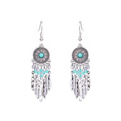 1Pair Tribal Style Dangling Drop Earrings Female Fashion Earrings Jewelry Gifts