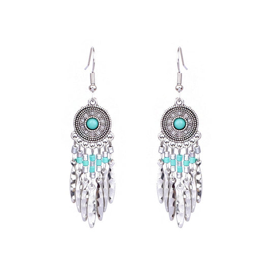 1Pair Tribal Style Dangling Drop Earrings Female Fashion Earrings Jewelry Gifts