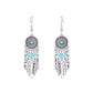 15 Styles Big Vintage Ethnic Tassel Flower Dangling Drop Earrings Female Fashion