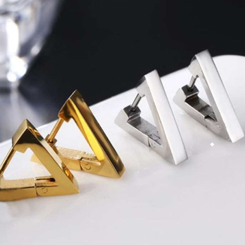 Triangle Fashion Earrings Minimalist Creative Style Ear Studs Earrings