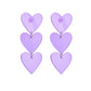 14 Styles Cartoon Heart Lips Big Acrylic Drop Earrings Hip Hop Art Women Party